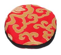 Buddhist Bowl Mat Cloth Red Cushion for Sound Bowl Protection | Hand Sewn Accessory for Buddhism Supplies, Prevents Slipping and Knocking, Decorative Use, People Who Believe in Buddhism