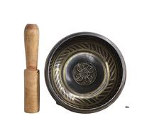 Buddhist Bowl,Tibetan Singing Bowl Set,8cm Handmade Brass Buddha Yoga Meditation Music Singing Bowl Tibet Prayer Bowl