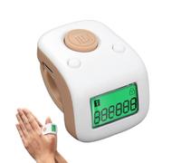 Buddhist Counter Buddha Pearl Meter Portable Digital Counter - Finger Counter, Buddha Prayer Counter, LCD Digital Display Counter for Prayer, Spiritual