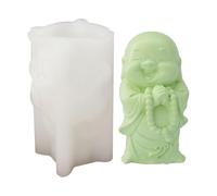 Buddhist Figurine Silicone Candle Molds for Epoxy Resin Candle Soap Making Silicone Chocolate Fondant Molds