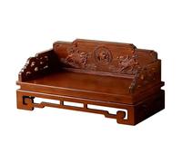 Buddhist Meditation Altar Table, Elegant Bamboo Carved Design for Sacred Space, Zen Style Prayer Table for Home Sanctuary (60x25x11cm / 23.6x9.8x4.3in)