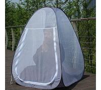 Buddhist Meditation Tent Single Mosquito Net -standing Shelter Cabana Quick Folding Camping Mesh Ventilation Instant Setup Extended Legroom Yoga-Meditation Separate Room Easy Fold