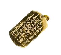Buddhist Pendant , Thai Pendant | Religious Scripture Tag Cosification | on Blessing Necklace for Women, Religious Keychain Accessories, Consulte la descripción, See description, See description