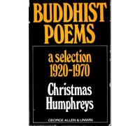 Buddhist Poems: A Selection, 1920-70