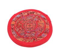 Buddhist Prop Religious Sound Bowl Pads Buddha Cushion Mat Buddhism Prop Red 16cm