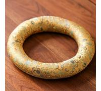 Buddhist Singing Bowl Pad, Handmade Nepalese Sound Bowl Mat for Meditation and Relaxation Random Color, Meditation Spiritual Practice(28cm 11.02in)