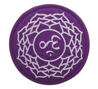 Buddhist Sound Bowl Mat, Cotton Cloth Purple Tibetan Bowl Pad