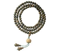 Buddhist Wood Bead Bracelet Beads for Men Women Craftsmanship and Unique Prayer Versatile Wrist Necklace Accessory Meaningful present for Friends Family
