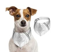 Budding Lotus Flower Dog Bandanas-Washable Dog Kerchief for Small to Large Pet Scarf for Girl Or Boy, Pet Accessories