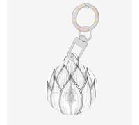 Budding Lotus Flower Dog Tags for Pets,Round Acrylic Pet ID Tags,Perfect for Small to Large Dogs and Cats,Cute & Functional