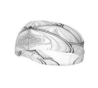 Budding Lotus Flower Sports Sweatband, Unisex Headbands for Men and Women,Stretchy, Breathable, and Moisture-Wicking