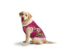 Budding Rosesprint Large Pets Vest Party Travel Breathable Summer Lightweight Soft Cozy Sleeveless