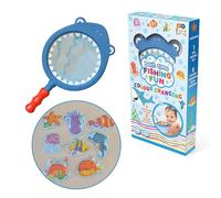 Buddy & Barney Bath Time Fishing Fun | Colour Changing Bath Stickers, Unisex Children's Bath Toys, Sea Creatures Toys, Novelty Gifts
