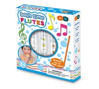 Buddy & Barney - Bath Time Water Flutes musical instruments for the bathtub. Set of 5 Flutes plus sheets of music. Bath toy for babies, toddlers, 2 3 4 5 year olds.