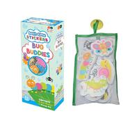 Buddy & Barney Bug Buddies Bath Time Stickers for Kids - EVA Foam Bath Toys, Waterproof Bathtub Wall Stickers, Floating Bath Play Set for Toddlers Baby Boys Girls with Mesh Storage Organiser Bag