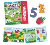 Buddy & Barney Match It Puzzle Book - Farm | Activity Set for Children, farm puzzle, early education activity, toddler activity book, unisex, storytime activity, farm animals, unisex toddler activity