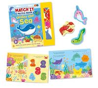 Buddy & Barney Match It Puzzle Book - Under The Sea | Activity Set for Children, sea creature puzzle, early education activity, toddler activity book, unisex, storytime activity, sea creatures
