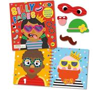 Buddy Barney - Silicone Sticker Book - Silly Faces - spiral bound - N31z