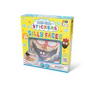 Buddy & Barney: Silly Faces Bath Time Stickers - 36 Reusable Foam Stickers & Mesh Storage Bag, Mix & Match, Fun Tub & Water Toy, Toddlers & Kids Age 3+
