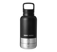 Buddy Bottle 3-in-1 Stainless Steel Dog Travel Water Bottle with dog travel bowl: Perfect Dog and Must have Dog Accessories for large and medium dogs