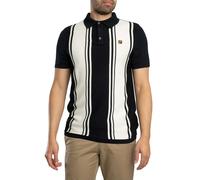 Buddy Bowling Style Knitted Polo Shirt Black/Coconut Milk M