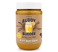 Buddy BUDDER, Ruff Ruff Raw, 100% Natural Dog Peanut Butter, Healthy Peanut Butter Dog Treats, Stuff in Toy, Dog Pill Pocket, Made in USA, (17 oz Jars)