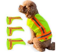 BUDDY GLOW Reflective Dog Vest High Visibility Safety Equipment Outdoor Protect Your Dog with This Adjustable and Easy to Use Reflective Vest (Small Size)