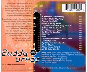 BUDDY GRECO - TALKIN' VERVE NEW CD