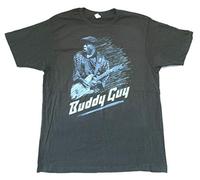 Buddy Guy Damn Right I've Got The Blues Charcoal Grey Men T Shirt(Small)