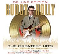 Buddy Holly - Buddy Holly The Greatest Hits ...True Love Ways , Peggy Sue, Oh Boy, Everyday , Heartbeat and many more (25 Original Recordings- Deluxe Edition) Remastered in Stereo for Superior Sound Quality CD 2018