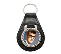 Buddy Holly Leather Key Fob