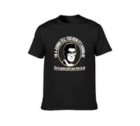 Buddy Holly Men T Shirt Printed Black Tee Graphic Top Tee for Men