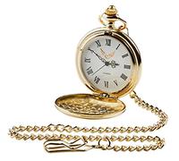 Buddy Holly Signed 24kt Gold Plated Pocket Watch and Chain in Metal Gift Case