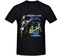 Buddy Holly Story Mens T Shirts Design Round Neck Black