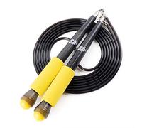 Buddy Lee Jump Ropes Lightweight PVC Rope, Swivel System, Adjustable, Yellow/Black