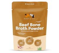 Buddy & Lola Beef Bone Broth Powder | 100% Pure Broth Protein Powder for Dogs | Joint, Digestion & Gut support | Makes 6 litres of Beef Bone Broth