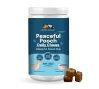 Buddy & Lola Peaceful Pooch - Dog Calming Chews for Anxiety Relief