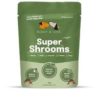 Buddy & Lola Super Shrooms 5 Mushroom Blend For Dogs, High Beta Glucan For Dogs, Immunity Booster and Holistic Dog Health Supplement, Mushroom Supplement for Dog