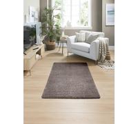 Buddy Mocha Brown Shaggy Rug - 100x150cm