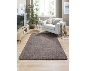 Buddy Mocha Brown Shaggy Rug - 140x200cm