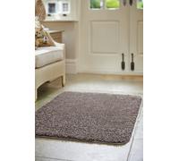 Buddy Mocha Brown Shaggy Rug - 80x120cm