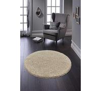 'Buddy' Rug My Mat Beige 100cm diameter