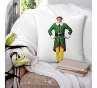 Buddy The Elf, Christmas Movie, Arms Akimbo Will Ferrell Square Pillowcase Pillow Cover Cushion Pillow for Home Living Room