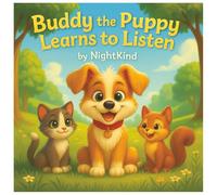 Buddy the Puppy Learns to Listen: A Fun Children’s Book About Following Rules, Listening, and Friendship + Bonus Coloring Pages (Ages 3-7) (Buddy the Brave Puppy Series)