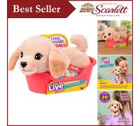 Buddy the Retriever - Interactive Plush Puppy with Basket & 20+ Reactions 11cm