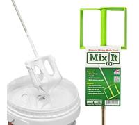 Buddy Tools Mix It, 18" Length - Mud Mixer with Durable ABS Paddle - Efficient Paint Mixer for Drill - Easy-to-Use & Rust-Resistant Mixing Paddle for Mud, Paint, and More