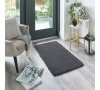 Buddy Mat Plain Charcoal Shaggy Rug - 150x100cm