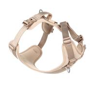 BuddyArmor All-Weather Anti-Pull Dog Harness, Reflective Harness with QR Code Label, Padded Adjustable Dog Harness for Small, Medium, Large Dogs (Super Reflective, Earth Tone, M)