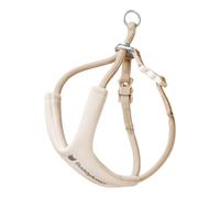 BuddyArmor Escape Proof Cat Harness, Y-Shape, Anti-Choke Cat Harness with Quick Release, Padded Chest Harness for Kittens and Cats, Adjustable, No Lead (Natural Colour, L)