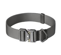 BuddyArmor Lightweight Aluminium Alloy Dog Collar, Robust Nylon Collar for Medium and Large Dogs, Quick Release, Aluminium D-Ring, Adjustable, Outdoor and Everyday (Dark Grey, M)